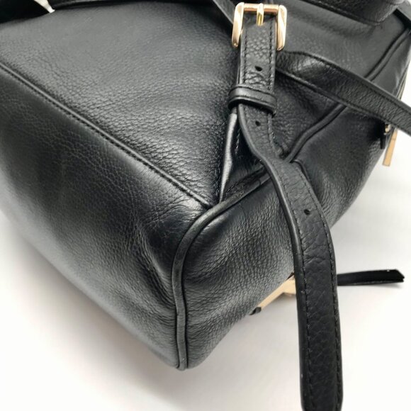 Michael Kors Black Leather Rhea Zip Backpack main image 7